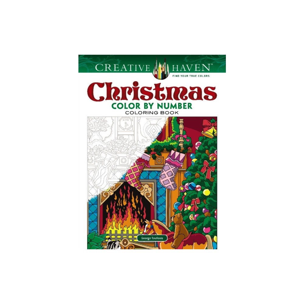 Dover publications inc. Creative Haven Christmas Color by Number (häftad, eng)