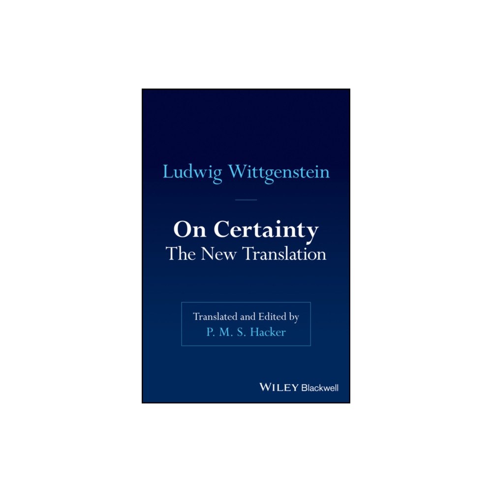 John Wiley & Sons Inc On Certainty (häftad, eng)
