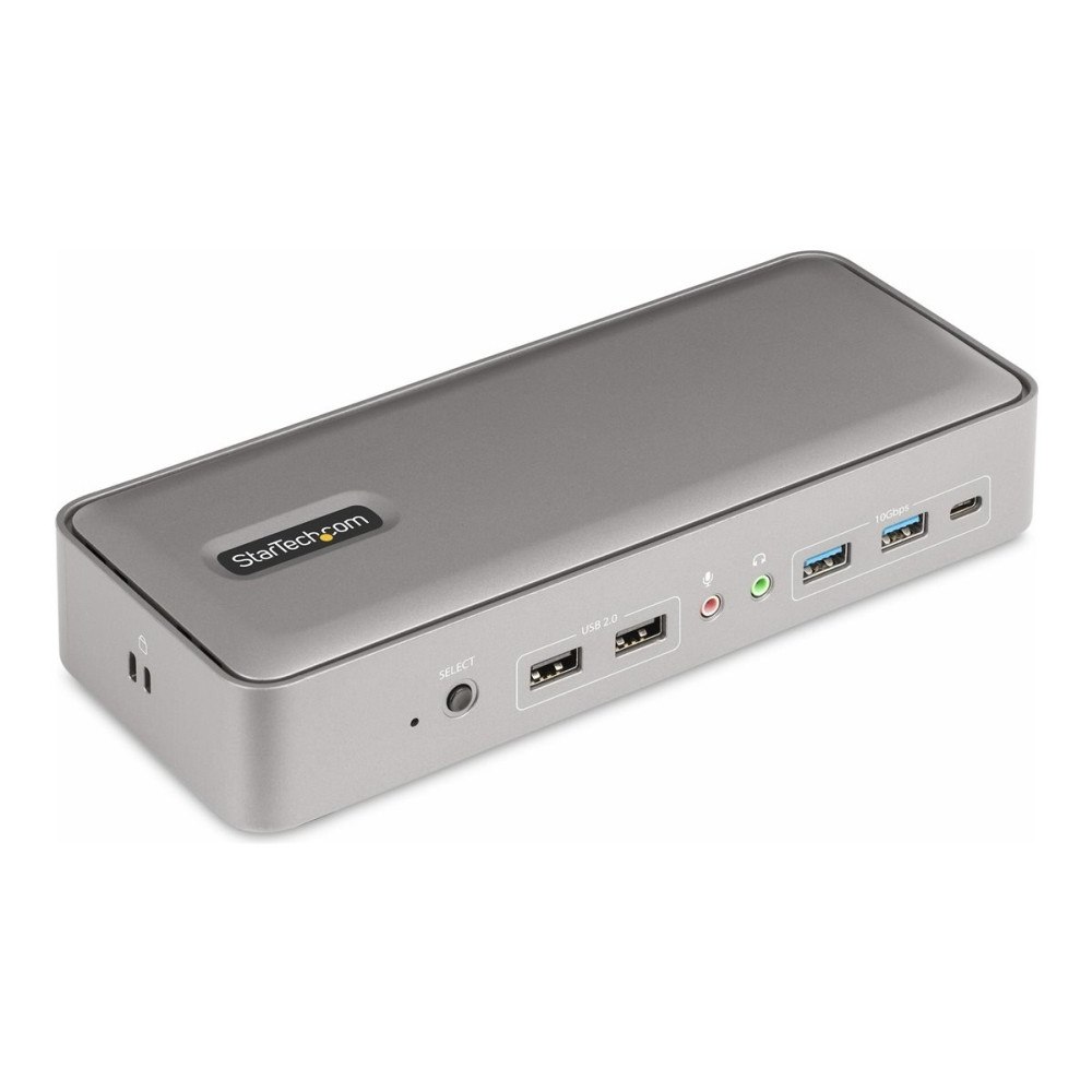 StarTech.com StarTech.com Dual-Laptop USB-C KVM Docking Station, Dual Monitor 4K 60Hz DisplayPort Dock, 5-Port USB Hub, GbE, 90W/45W...