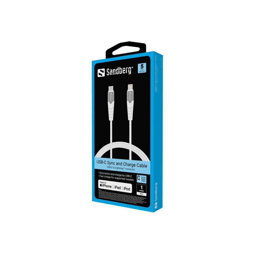 Sandberg Sandberg Lightning-kabel - Lightning / USB 3.1 - 1 m
