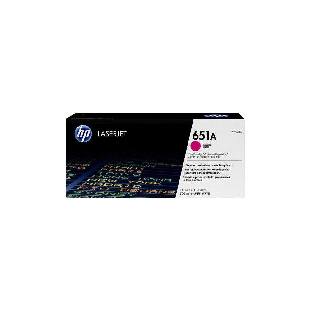 HP HP 651A - magenta - original - LaserJet - tonerkassett (CE343A)