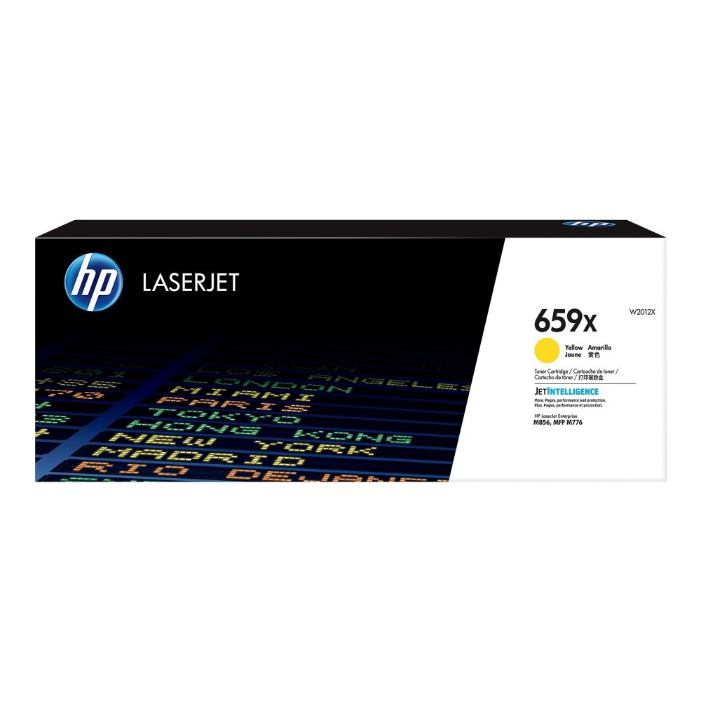 HP HP 659X - gul - original - LaserJet - tonerkassett (W2012X)