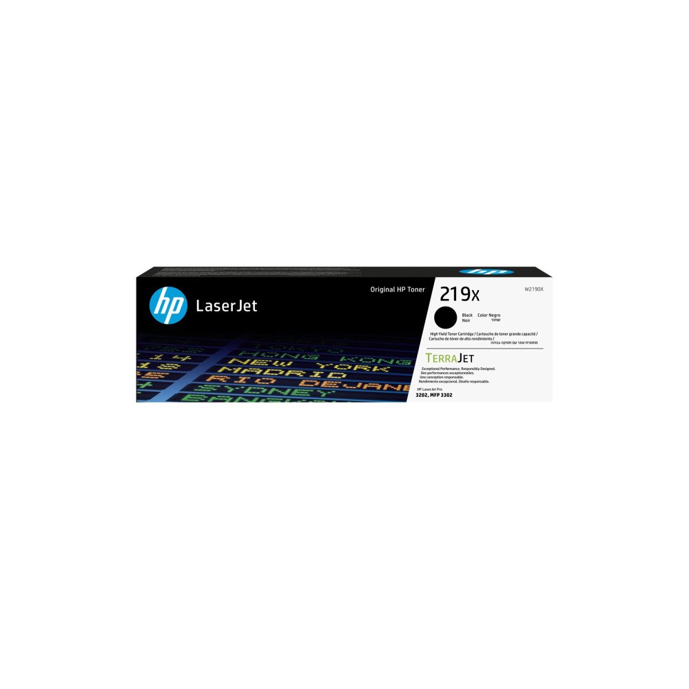 HP HP 219X - Lång livslängd - svart - original - LaserJet - tonerkassett (W2190X)