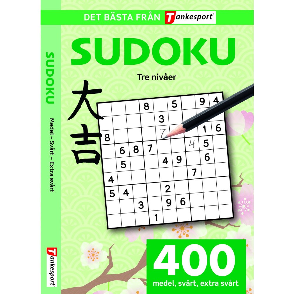 Tankesport Sudoku. Medel - svårt - extra svårt (häftad)