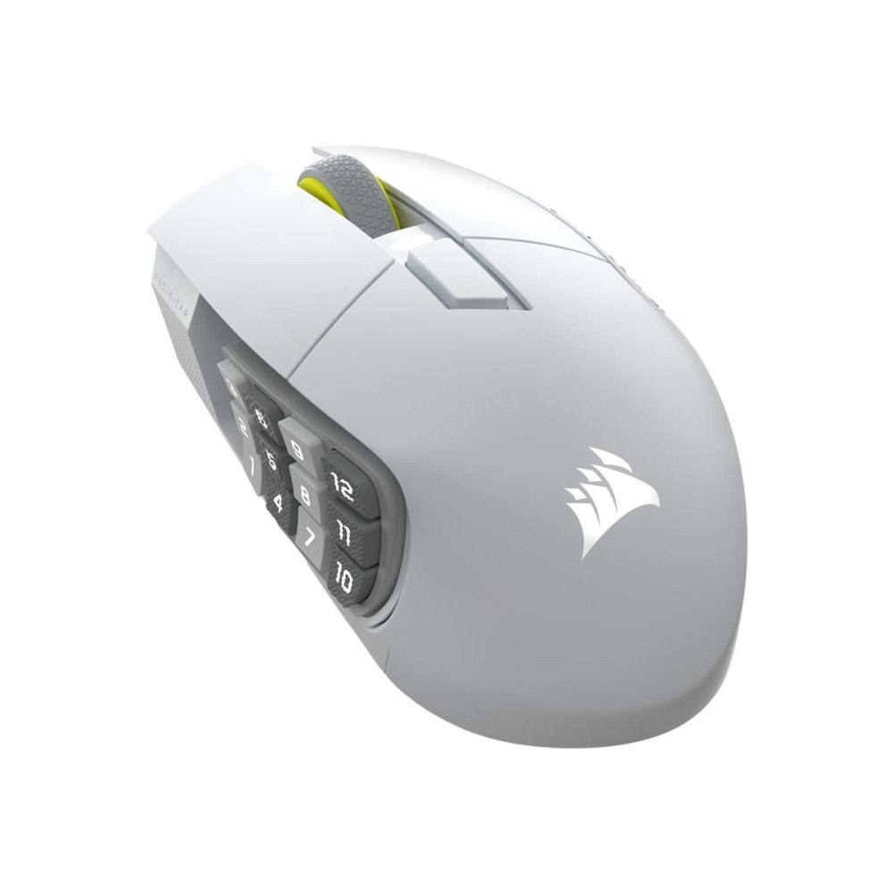 Corsair Microsystems CORSAIR Scimitar Elite SE - mus - 2.4 GHz, Bluetooth, USB - vit
