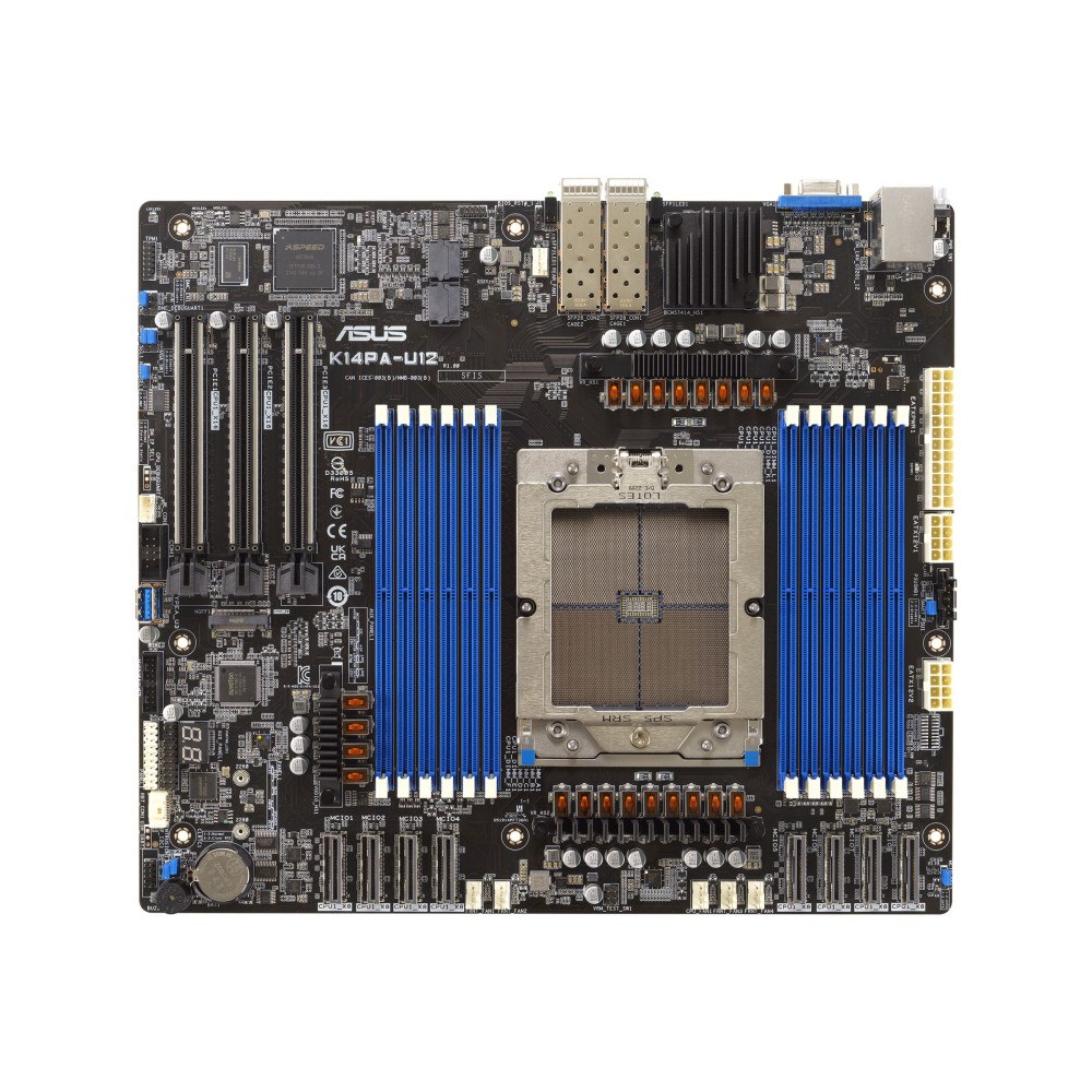 ASUS ASUS K14PA-U12 - moderkort - SSI CEB - AMD ingen CPU - Socket SP5