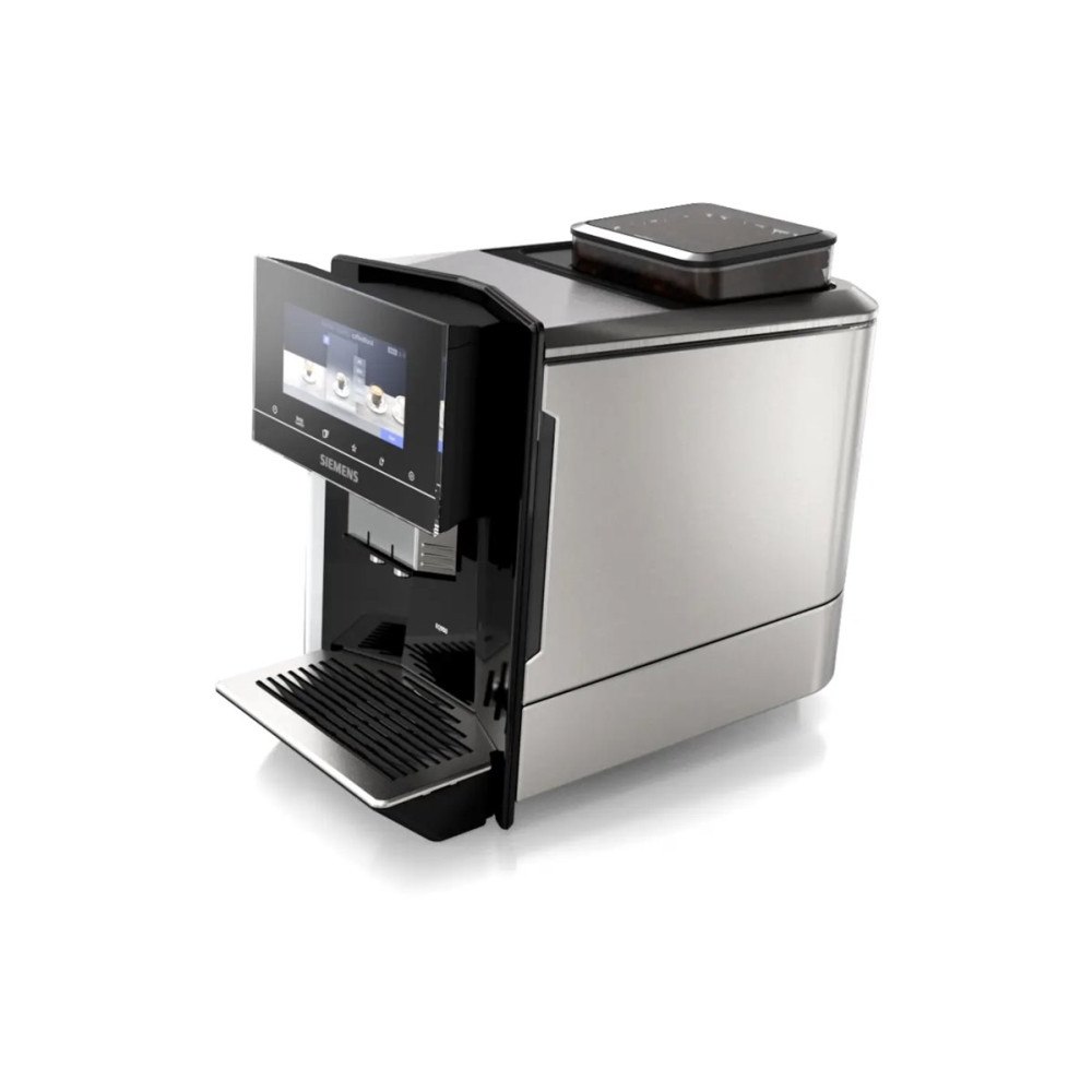 Siemens Siemens EQ900 TQ905DF9 - automatisk kaffekokare med mjölkskummare - 19 bar - svart / rostfritt stål
