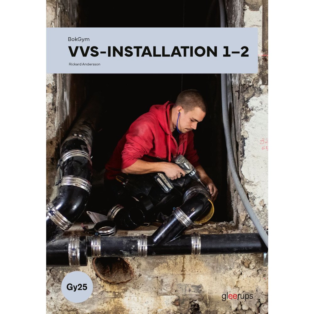 Rickard Andersson Bokgym VVS-Installation 1-2, bok, Gy25 (bok, spiral)