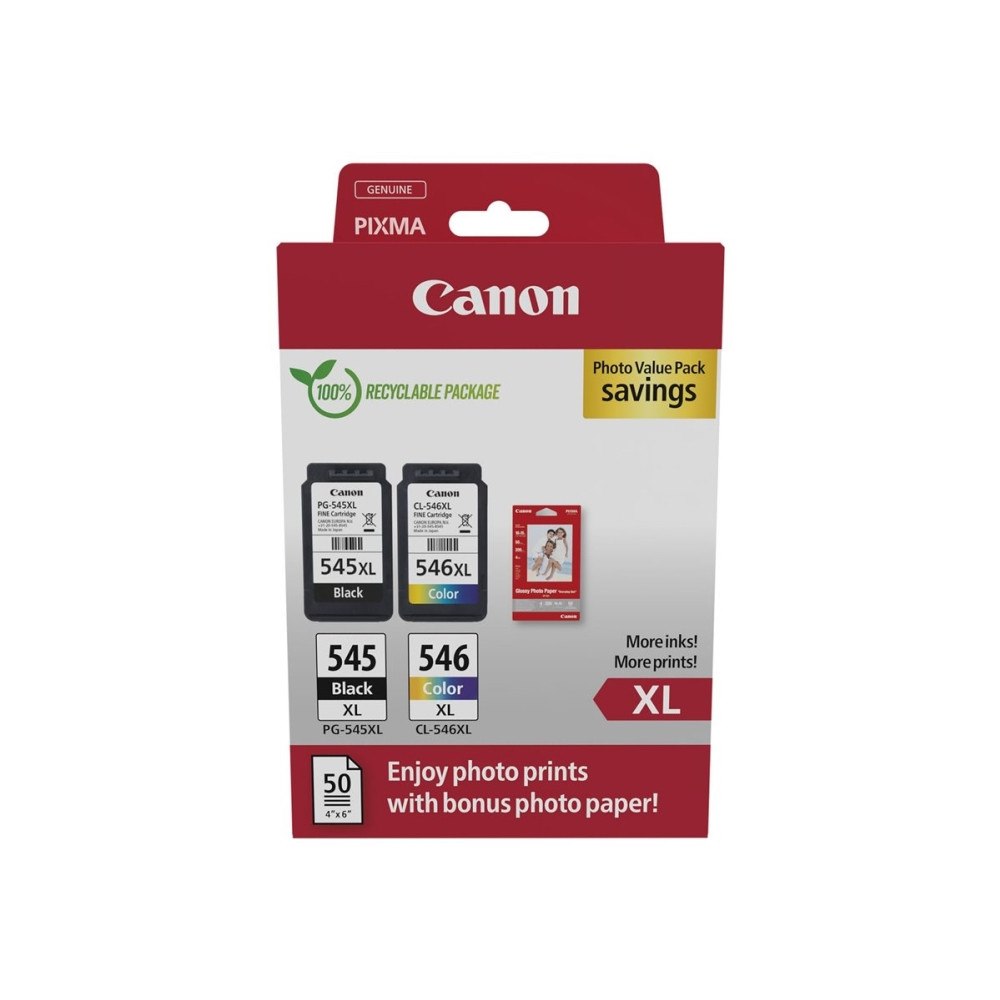CANON Canon PG-545XL/CL-546XL Photo Paper Value Pack