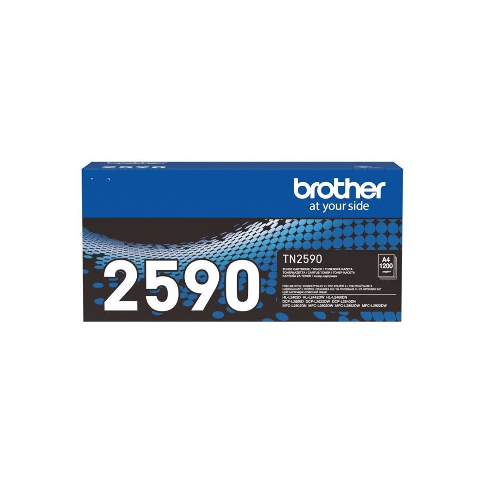 Brother Brother TN2590 - svart - original - tonerkassett