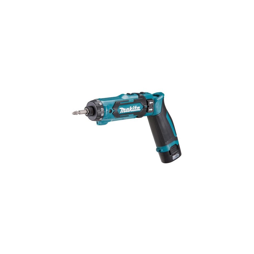 Makita Makita DF012DSJ batteridriven skruvdragare 7,2V 2x1,5Ah Li-i...