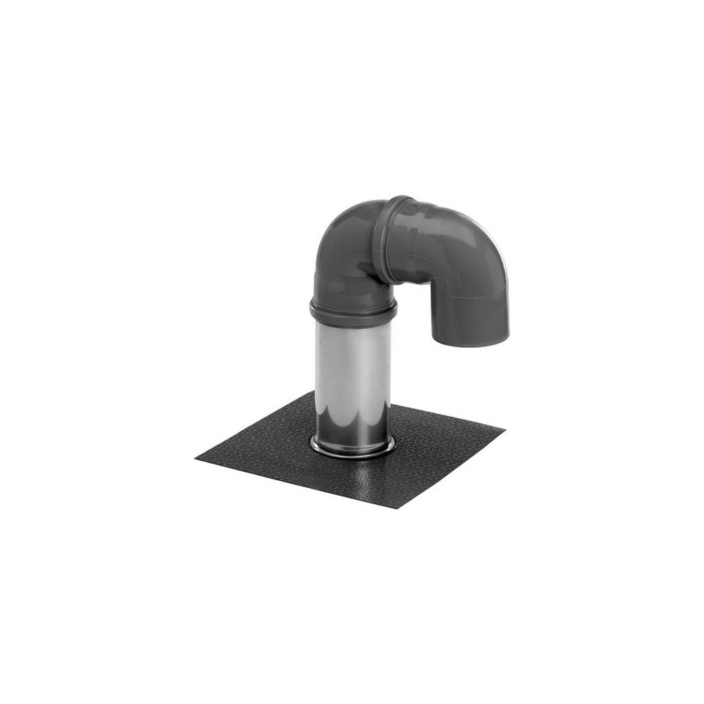 JUAL A/S Kabelgenomföring Ø 75 mm med 2 plastbågar för SBS-membrantak