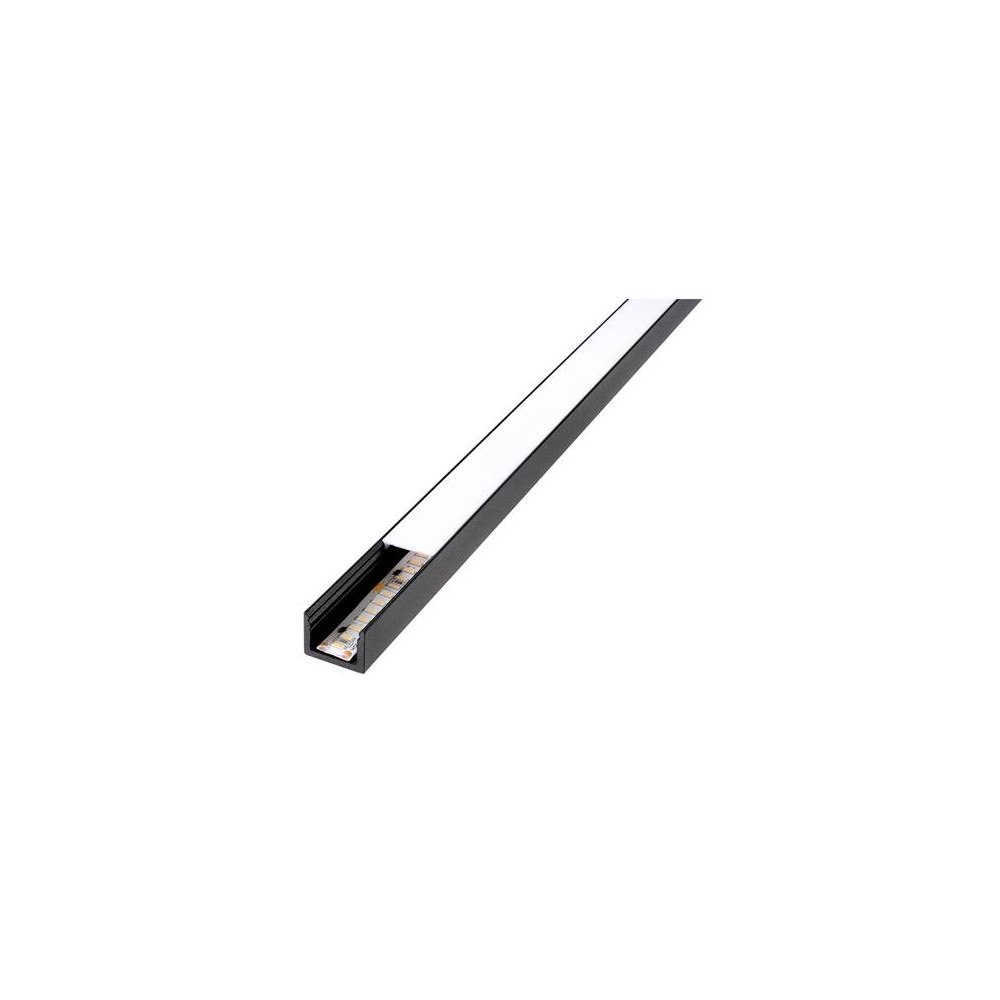 sg armaturen SG ARMATUREN StripLine 1,8 m svart profil med utan LED-strip...