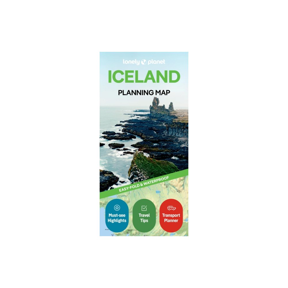 Lonely Planet Publications Lonely Planet Iceland Planning Map