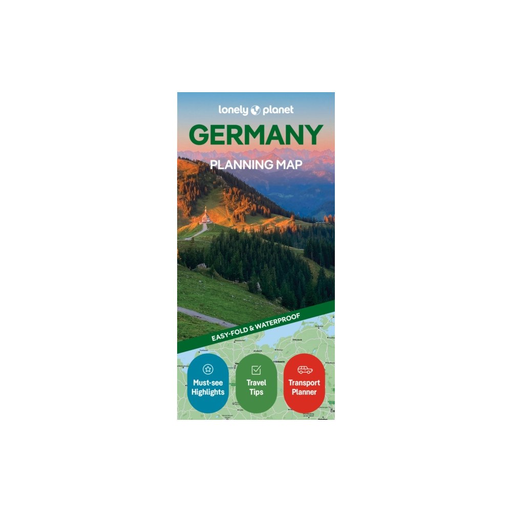 Lonely Planet Publications Lonely Planet Germany Planning Map