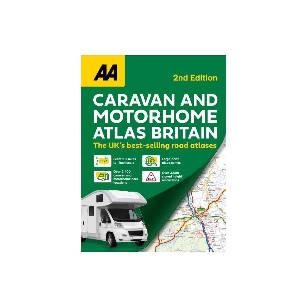 AA Publishing AA Caravan & Motorhome Atlas Britain (bok, spiral, eng)