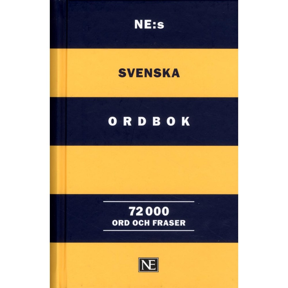 NE Nationalencyklopedin NE:s svenska ordbok 72 000 ord och fraser (inbunden) (Skadad)