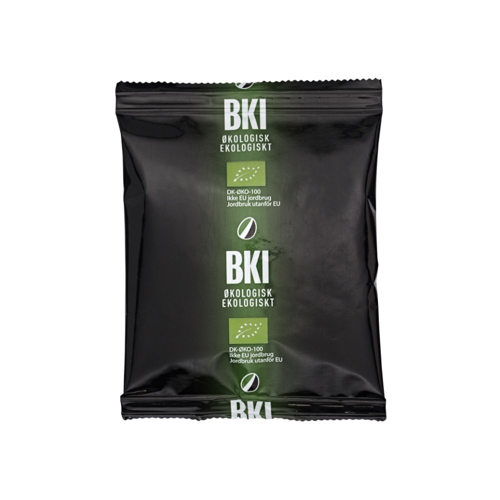 BKI Filterkaffe, BKI Økologisk Professionel, 75 g, pakke a 100 s...