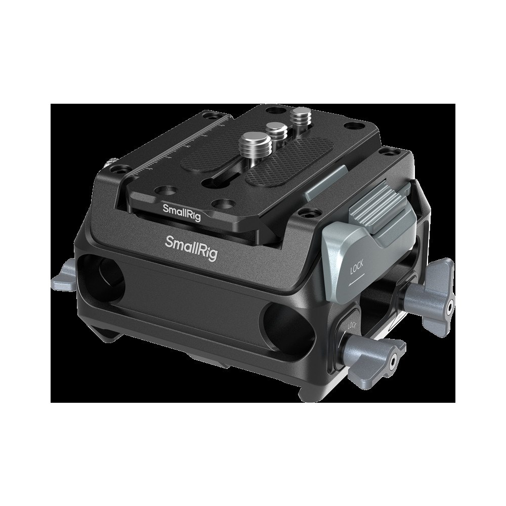 SMALLRIG SmallRig 5366 Manfrotto-Type Mount Plate Kit with 15mm Dual Rod Clamp