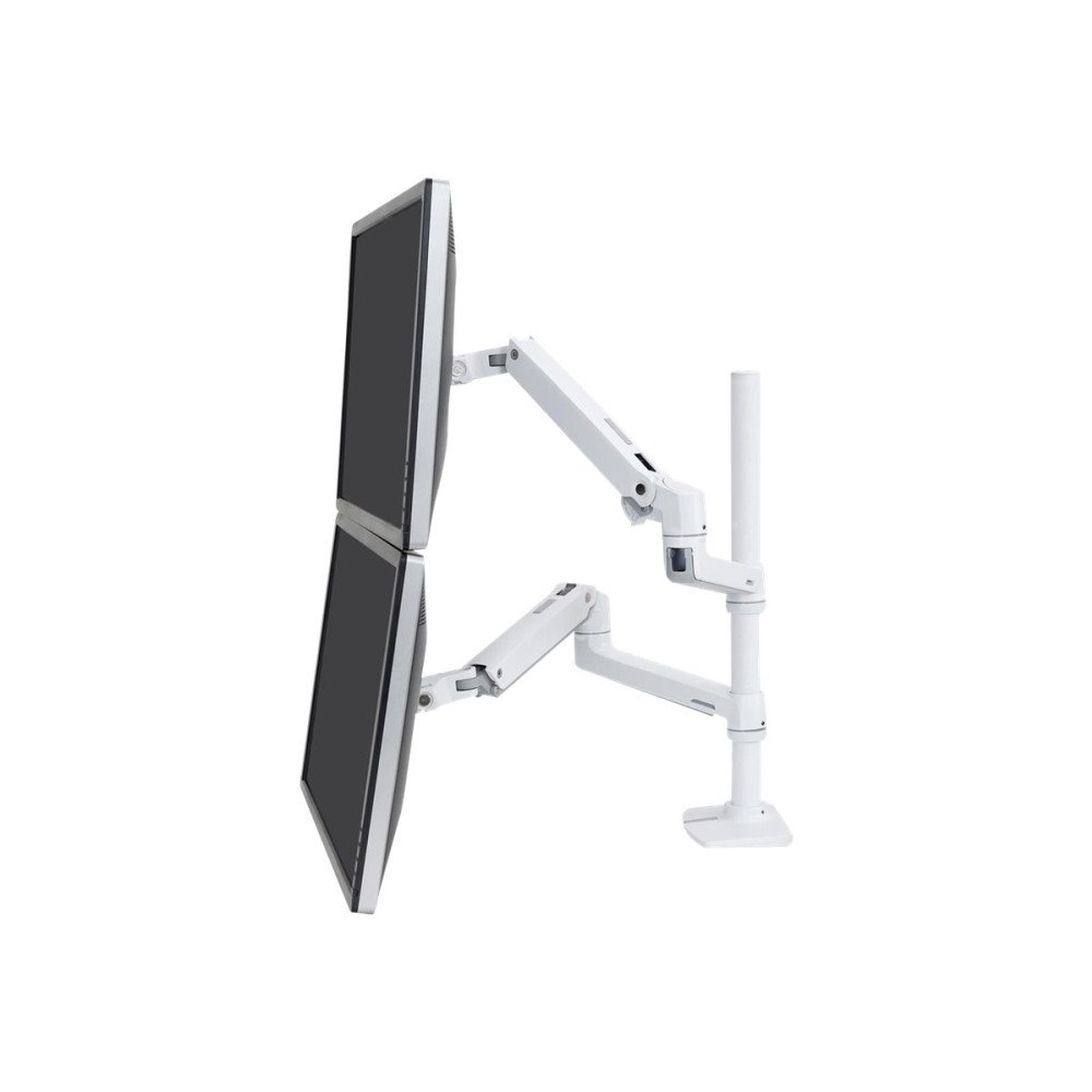 ERGOTRON Ergotron LX monteringssats - för 2 LCD-bildskärmar - vit