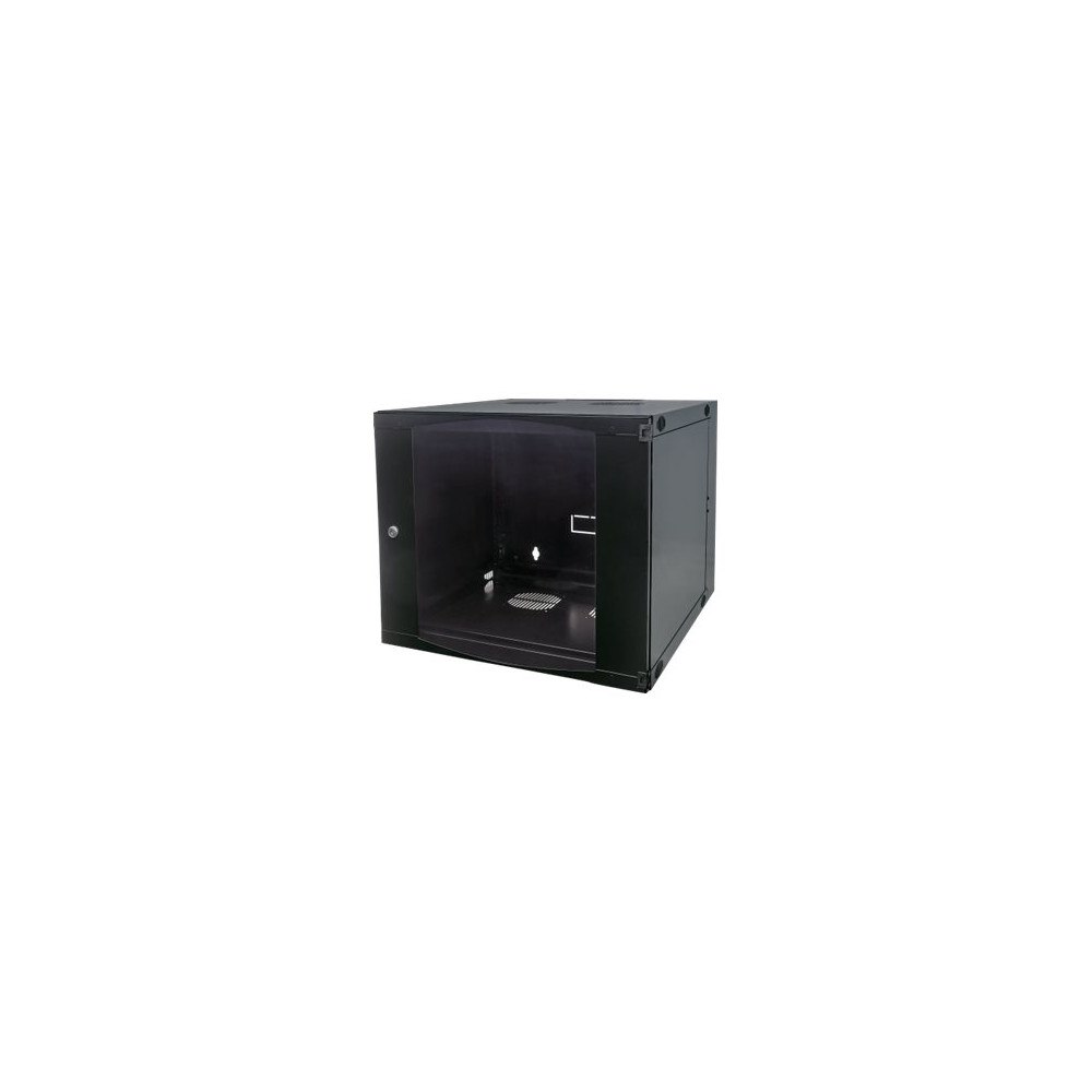 intellinet Intellinet Network Cabinet, Wall Mount (Double Section Hinged Swing Out), 12U, Usable Depth 385mm/Width 465mm, Black, Fl...