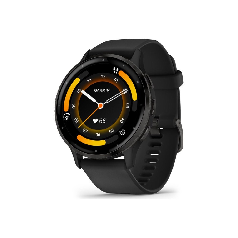Garmin Garmin Venu 3 - svart fiberförstärkt polymer - smart klocka med band - 8 GB