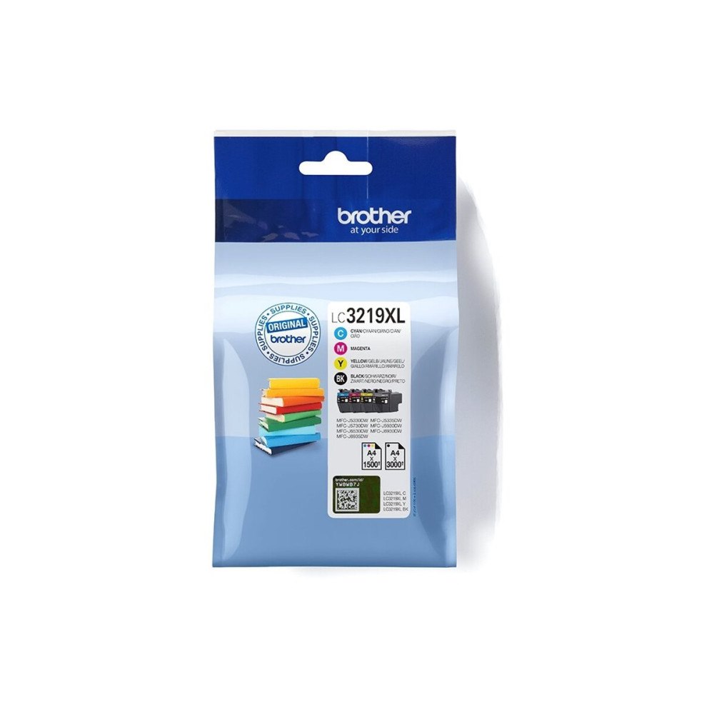 Brother Brother LC3219XL Value Pack - 4-pack - XL - svart, gul, cyan, magenta - original - bläckpatron
