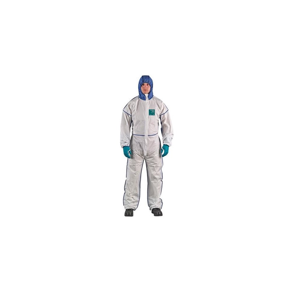 Ansell Healthcare Europe s.a/n.v. Engångsoverall typ 5/6 Ansell Alphatec 1800 Comfort, vit/blå...