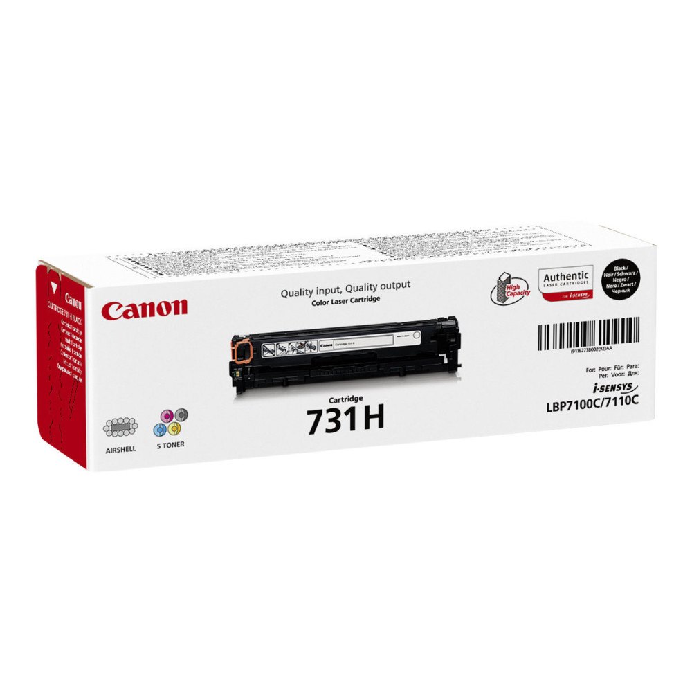CANON Canon 731 BK H - hög kapacitet - svart - original - tonerkassett
