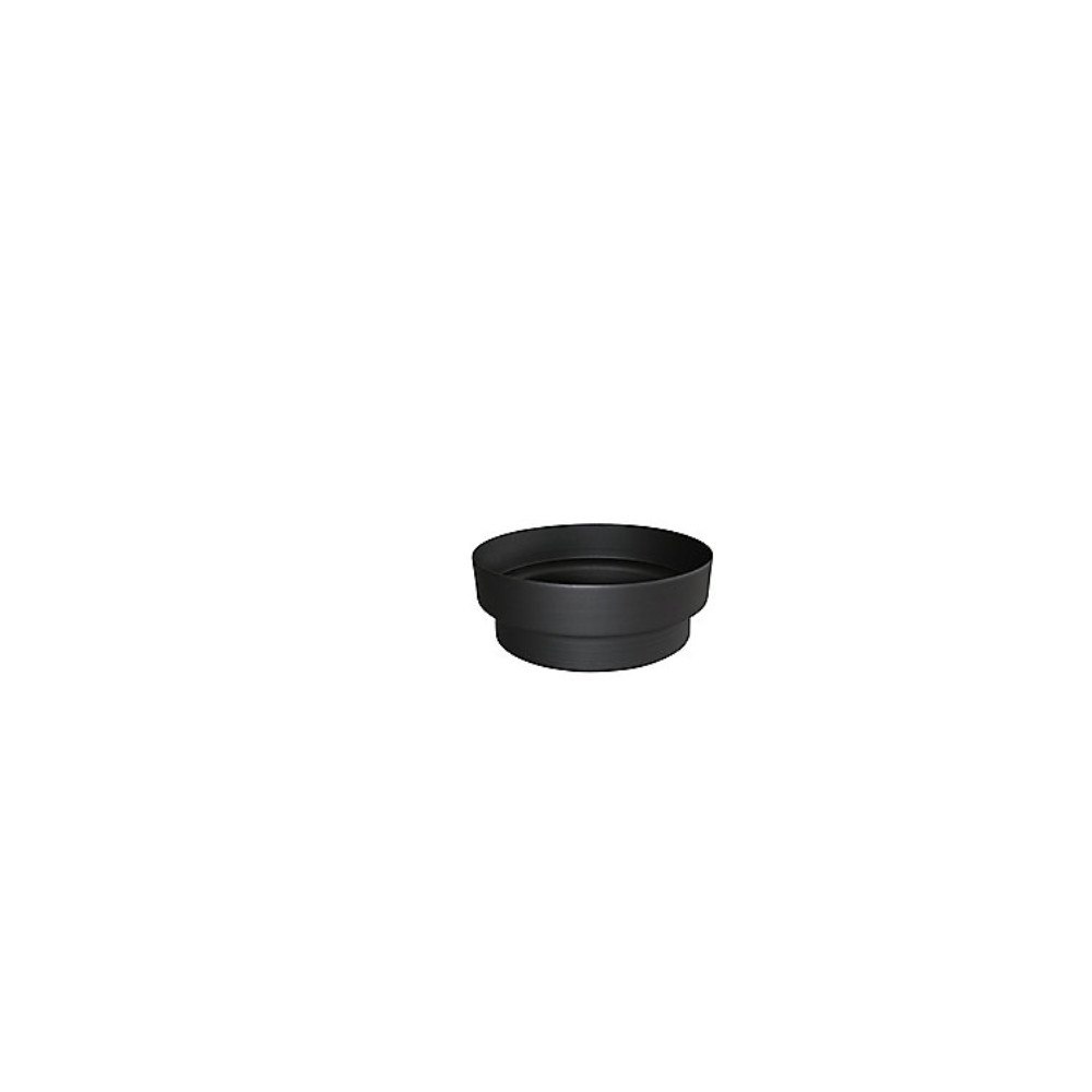 KIERULFF 150 mm Metalbestos svart rökröradapter 157 mm / 149 mm utvän...