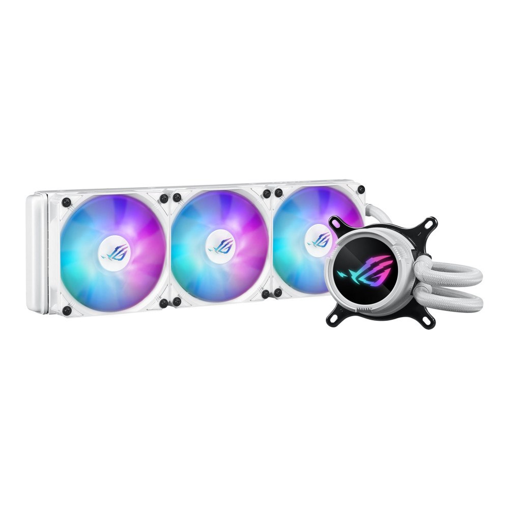 ASUSTeK COMPUTER ASUS ROG STRIX LC III 360 ARGB - White Edition - kylsystem med vätska till processorn