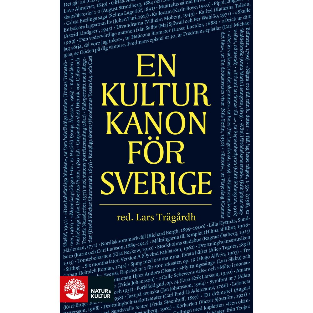 Natur & Kultur Allmänlitteratur En kulturkanon för Sverige (pocket)