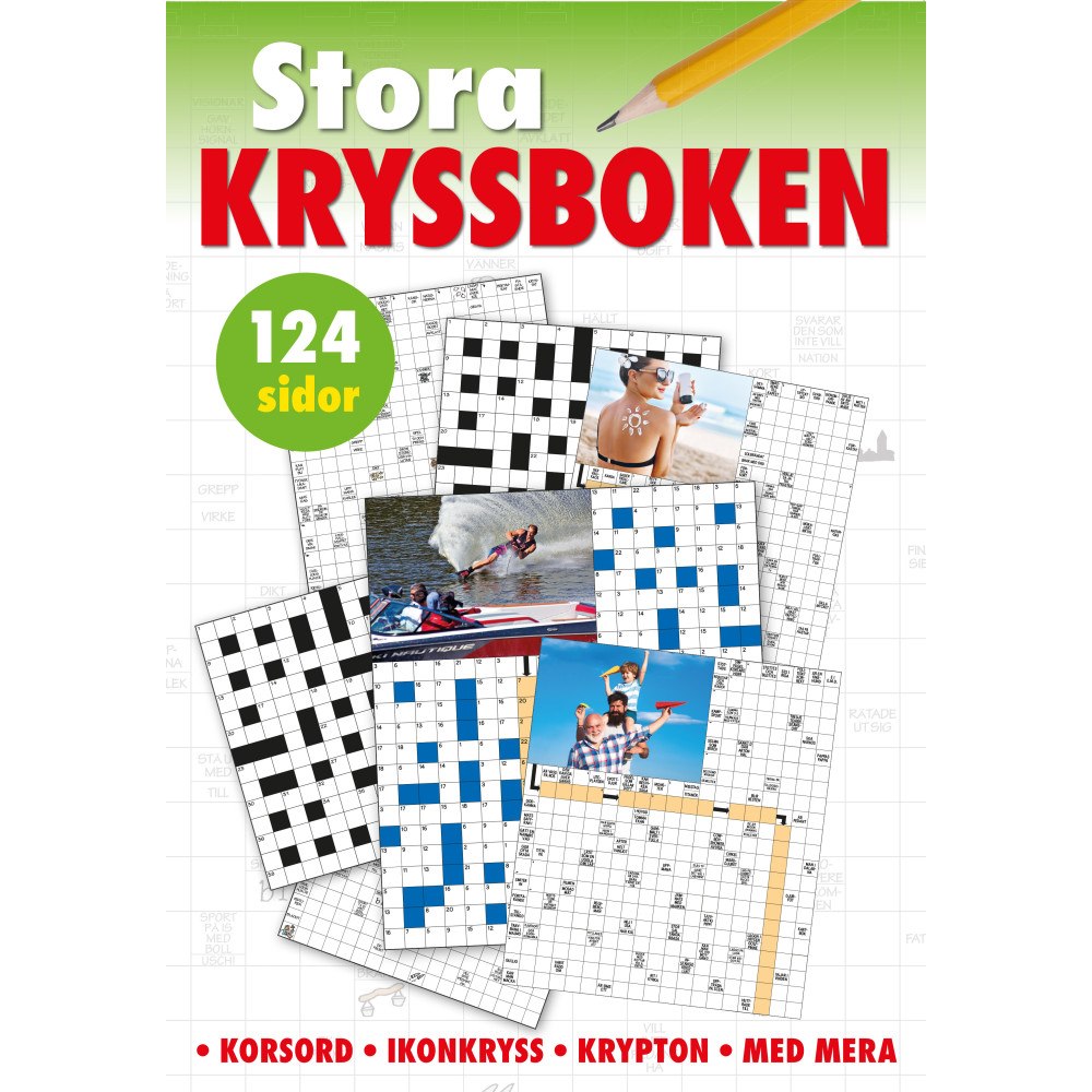 Tukan Förlag Stora kryssboken : korsord, ikonkryss, krypton med mera (häftad)
