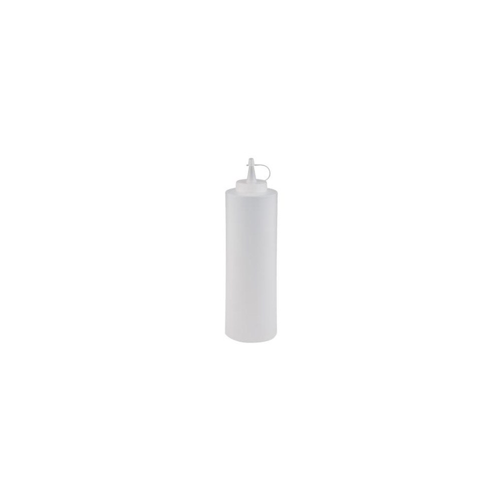 Multi Plastflaska med pip och skruvlock 700 ml Ø7xH24 cm klar (st....