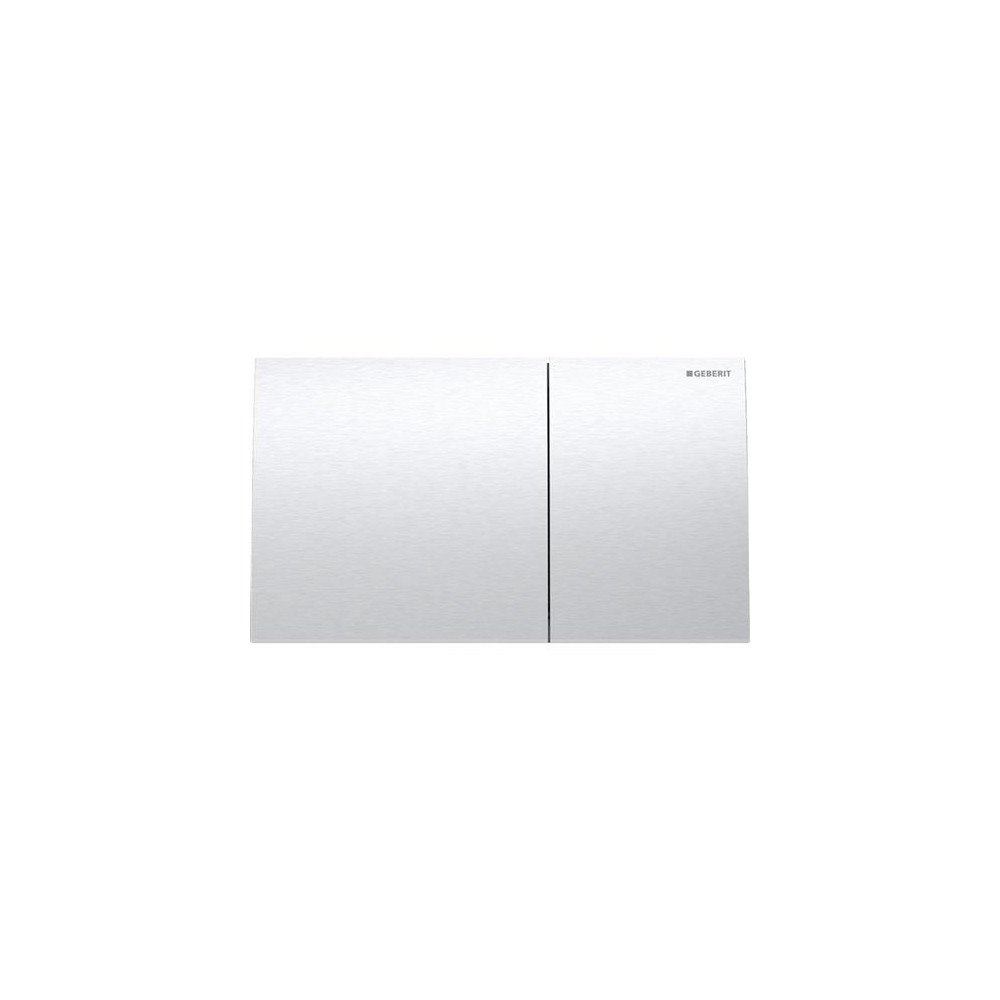 GEBERIT Geberit Sigma70 spolplatta, lättstädad beläggning, borstat r...