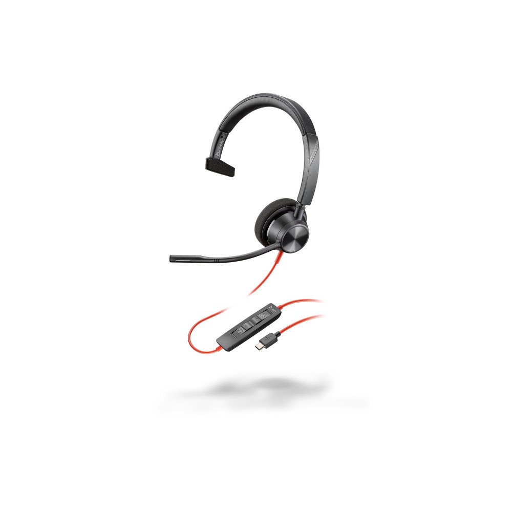 Hewlett-Packard HP Poly Blackwire 3310 - headset - USB-C