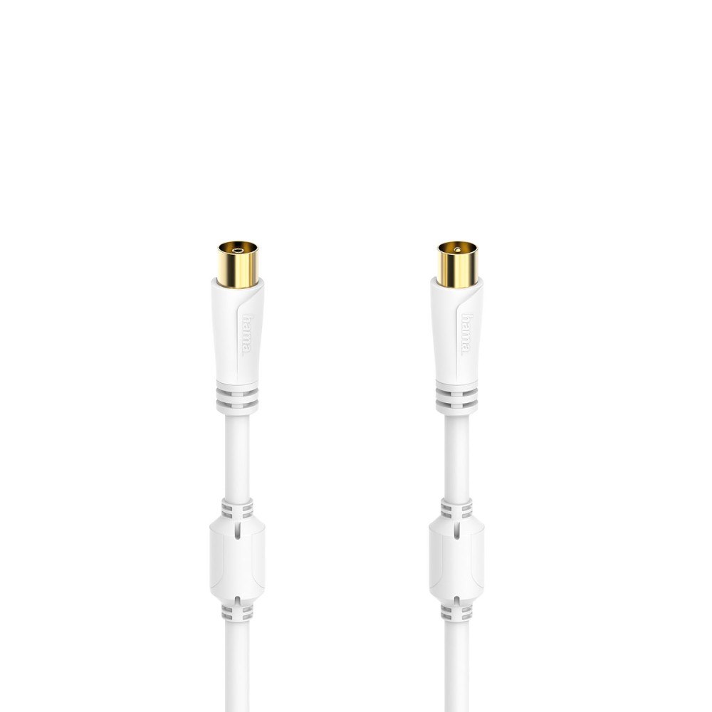 Hama Cable Antenna 100dB White 3.0m