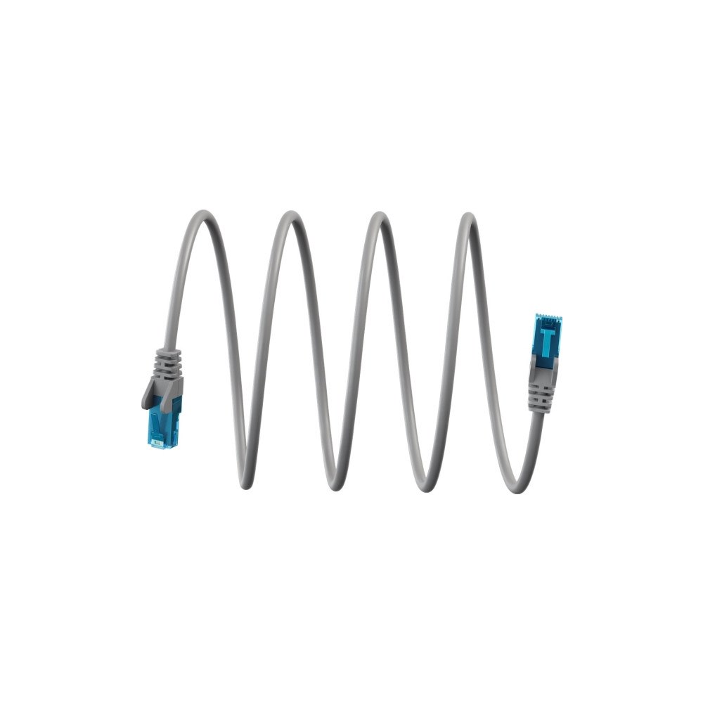 Goobay CAT 6A patchkabel U/UTP, grå, 3 m