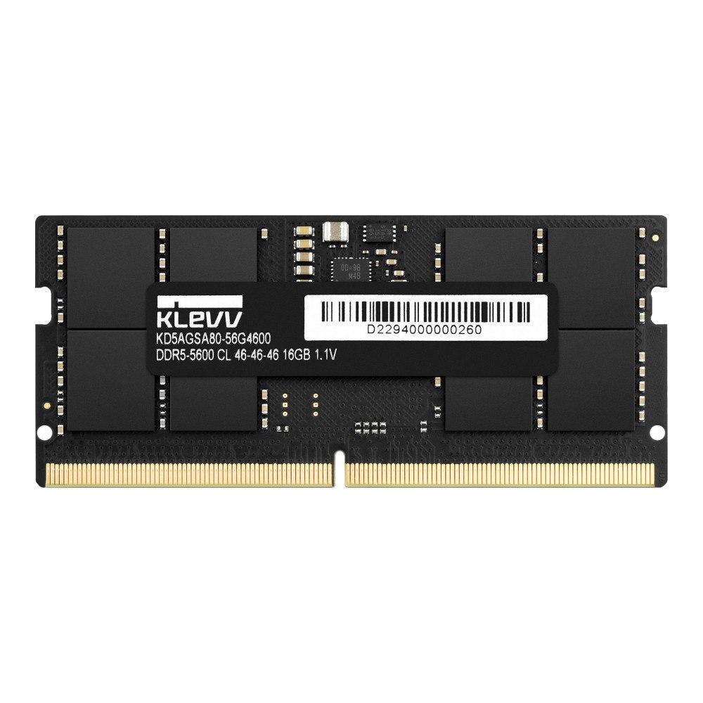 Klevv Klevv - Bulk - DDR5 - modul - 16 GB - SO DIMM 262-pin / PC5-44800 - ej buffrad
