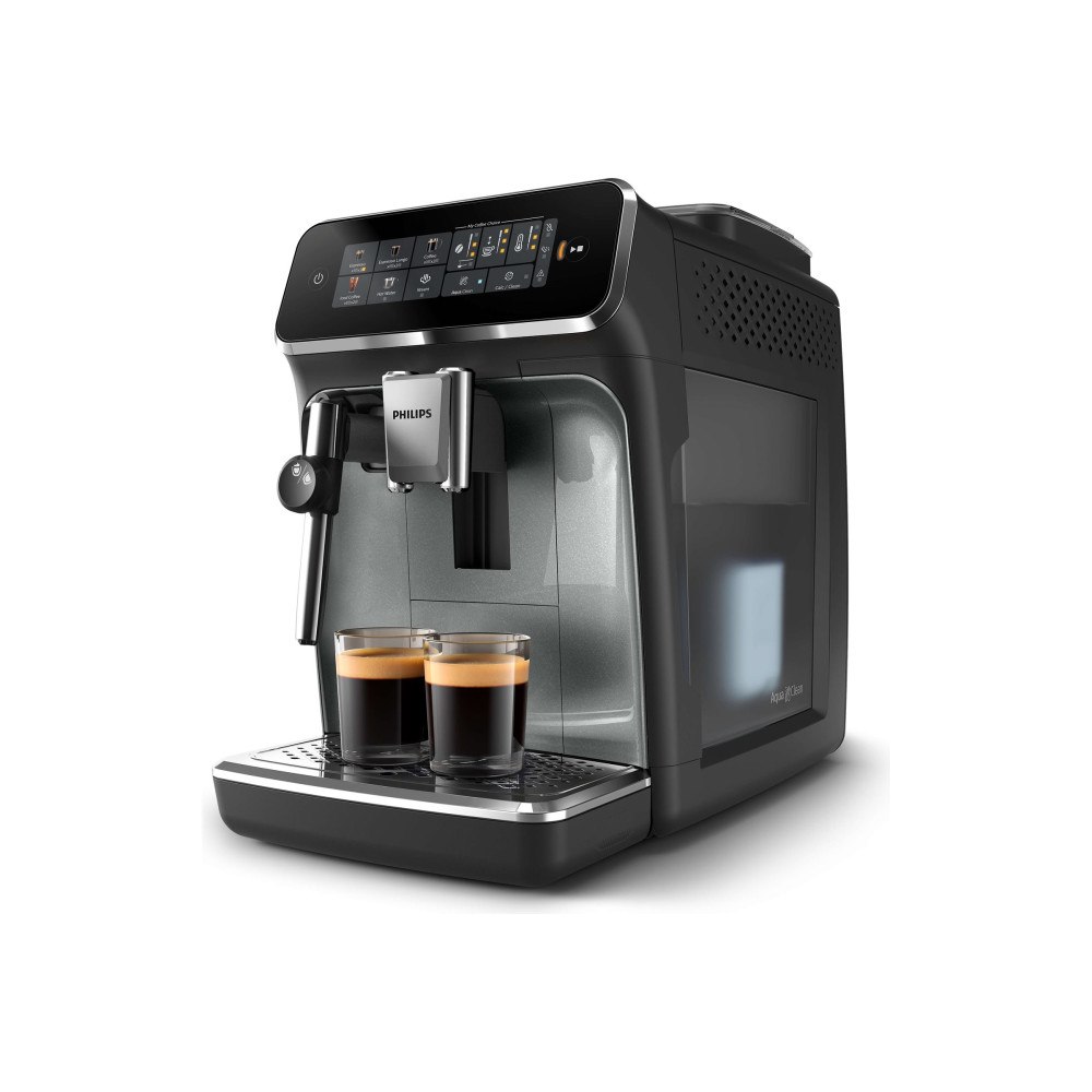 Philips Philips 3300 series EP3329 - automatisk kaffekokare med mjölkskummare - 15 bar - black panther