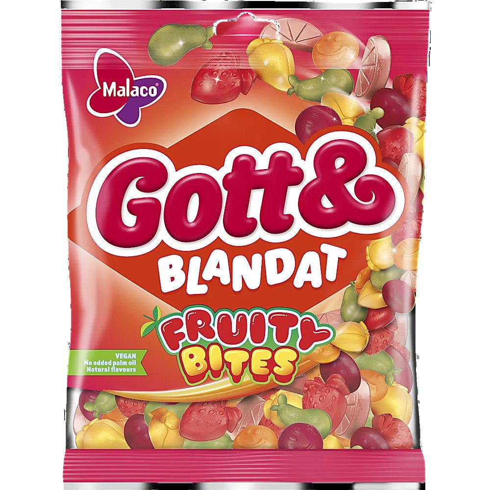 Malaco Gott & Blandat Fruity Bites 170g