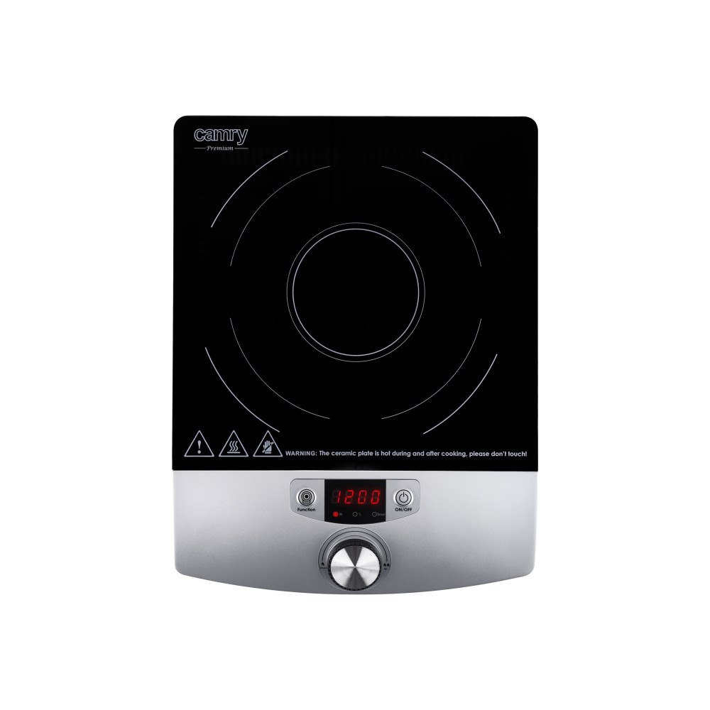 ADLER Camry Premium CR 6515 - induktionsvärmeplatta - svart/silver