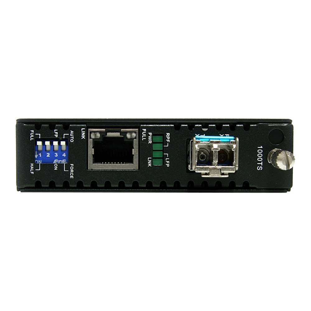 StarTech.com StarTech.com Multimode (MM) LC Fiber Media Converter for 1Gbe Network - 550m Range - Gigabit Ethernet - 850nm - with SFP...