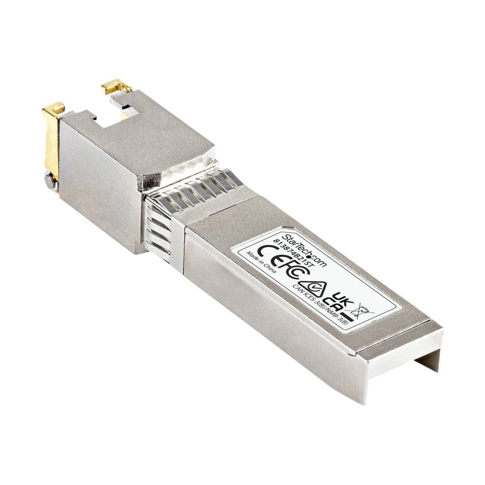 StarTech.com StarTech.com HPE 813874-B21 Compatible SFP+ Module, 10GBASE-T, SFP to RJ45 Cat6/Cat5e, 10GE Gigabit Ethernet SFP+, RJ-45...