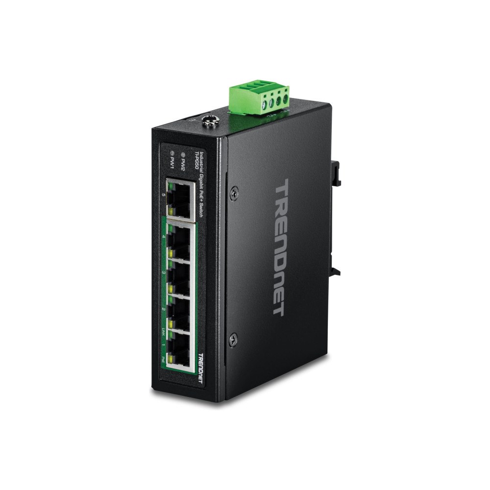 TRENDnet TRENDnet TI-PG50 - Version V2 - switch - industriell - 5 portar - ohanterad - TAA-kompatibel