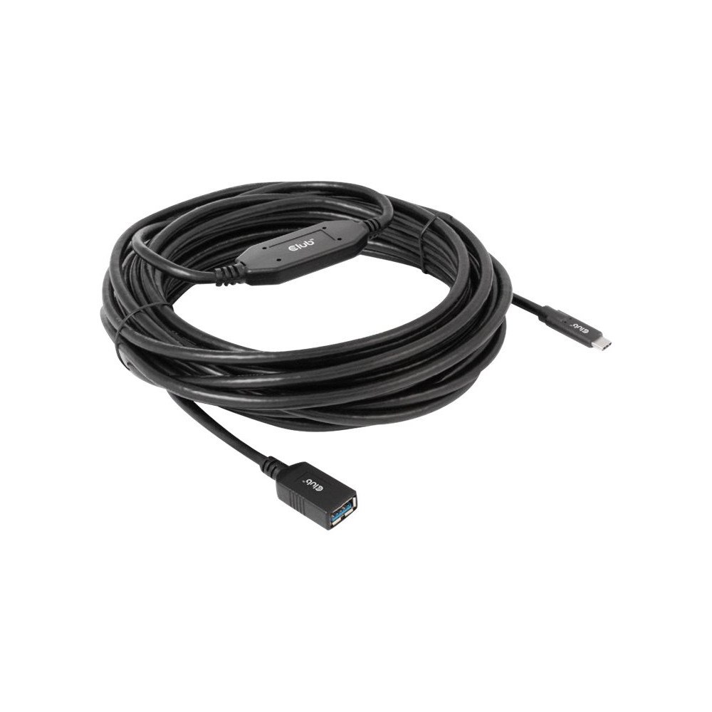 Club 3D Club 3D - USB typ C-kabel - 24 pin USB-C till USB typ A - 10 m