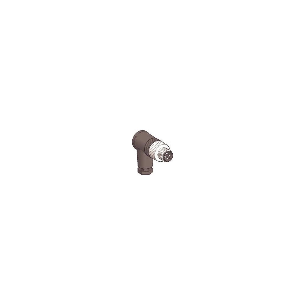 telemecanique sensors Schneider Electric hane-kontakt M12 vinklad 4-pol PG7 metall...