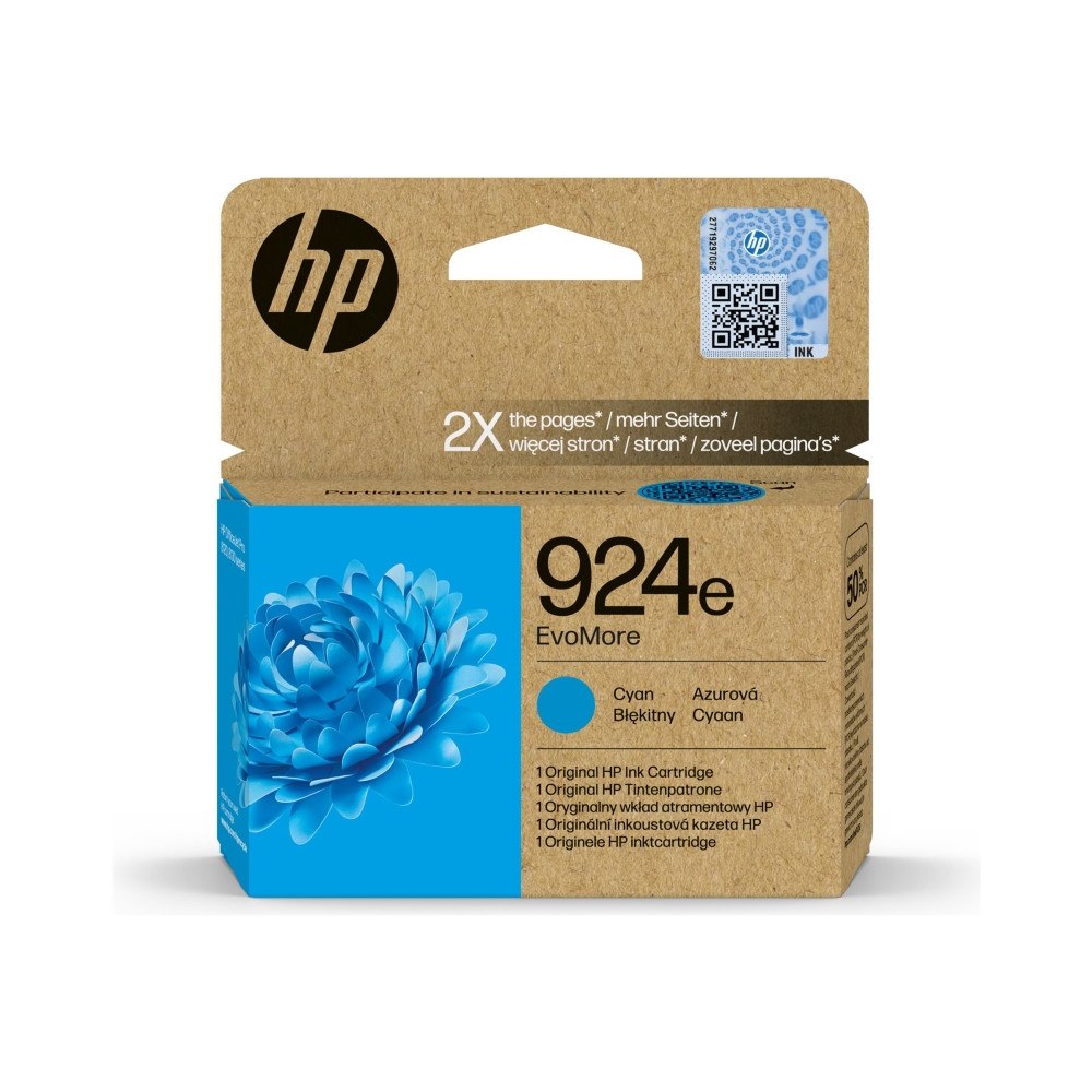 HP HP 924e EvoMore - cyan - original - bläckpatron