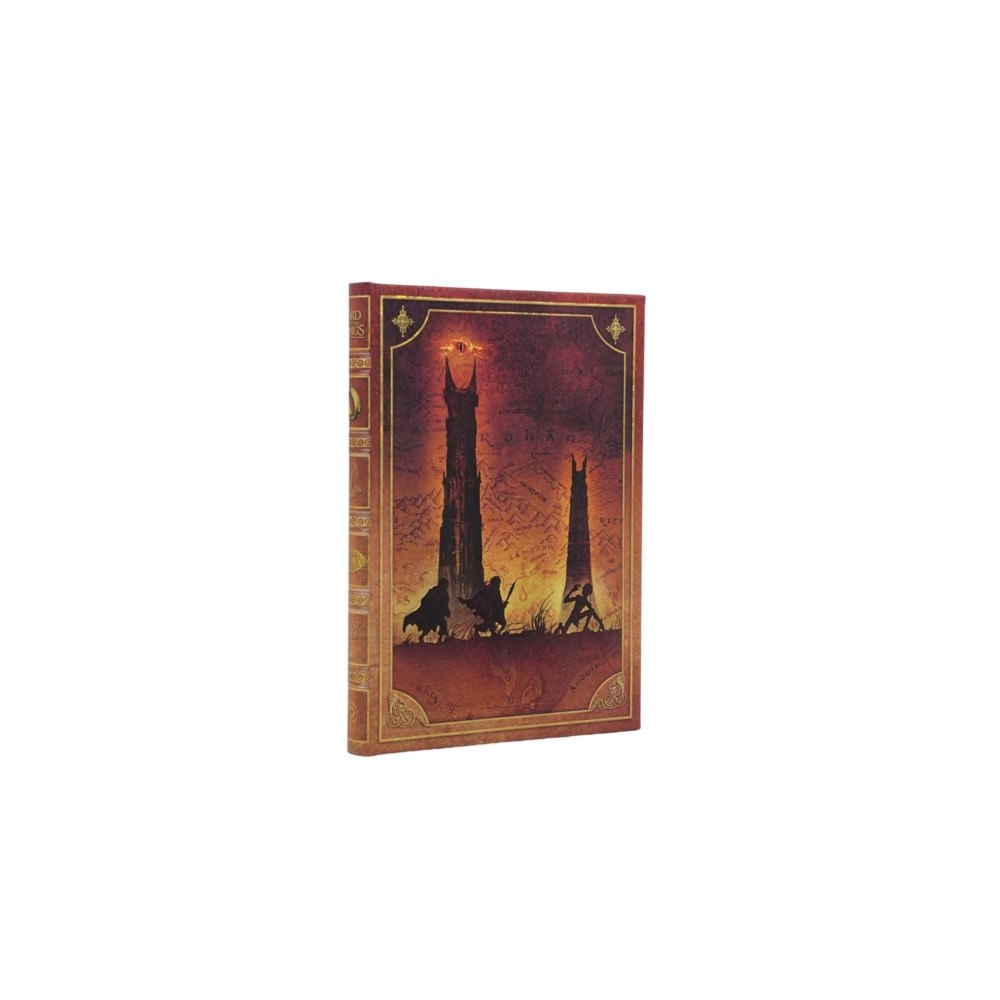 paperblanks The Quest Continues (The Lord of the Rings Collection) Journal Midi Lined (Elastic Band Closure) (inbunden, eng)
