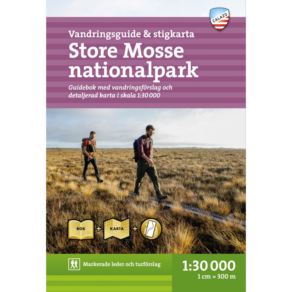 Niclas Kämpargård Stora Mosse nationalpark - vandringsguide och stigkarta (bok)